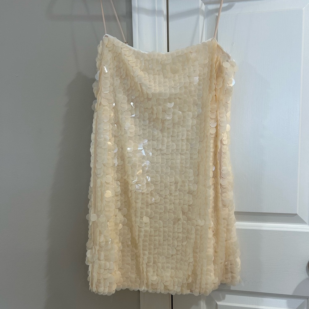 Reformation sequin mini dress. Size 4. Worn once. Great condition